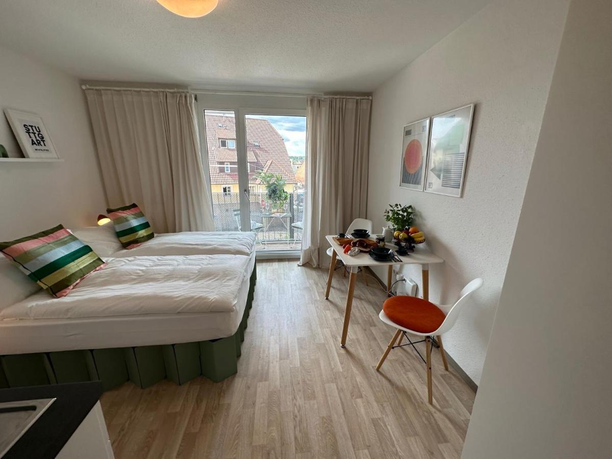 Stilvolles Und Modernes Appartement Mit Sonnigem Balkon In Flughafen- Und Messenaehe 31 Leinfelden-Echterdingen Exterior foto